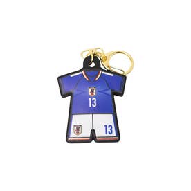 JFA 日本代表 ユニフォーム型ラバーキーホルダー #14.伊東純也 JO