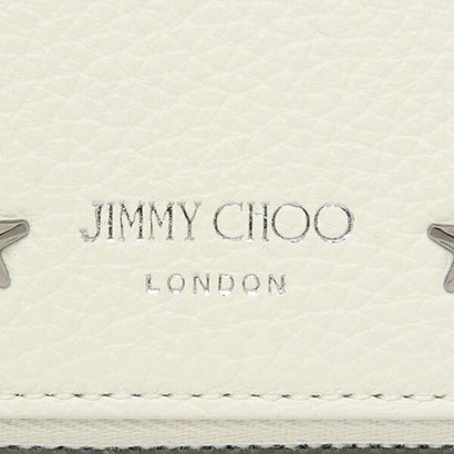 ジミー チュー JIMMY CHOO 二つ折り財布 ローレンス ホワイト メンズ JIMMY CHOO LAWRENCEUUF 14701377 2022SS 一粒万倍日 （ホワイト）｜詳細画像
