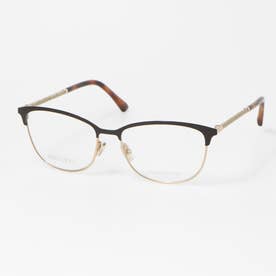 メガネ 眼鏡 アイウェア レディース メンズ （ブラウン/ゴールド）