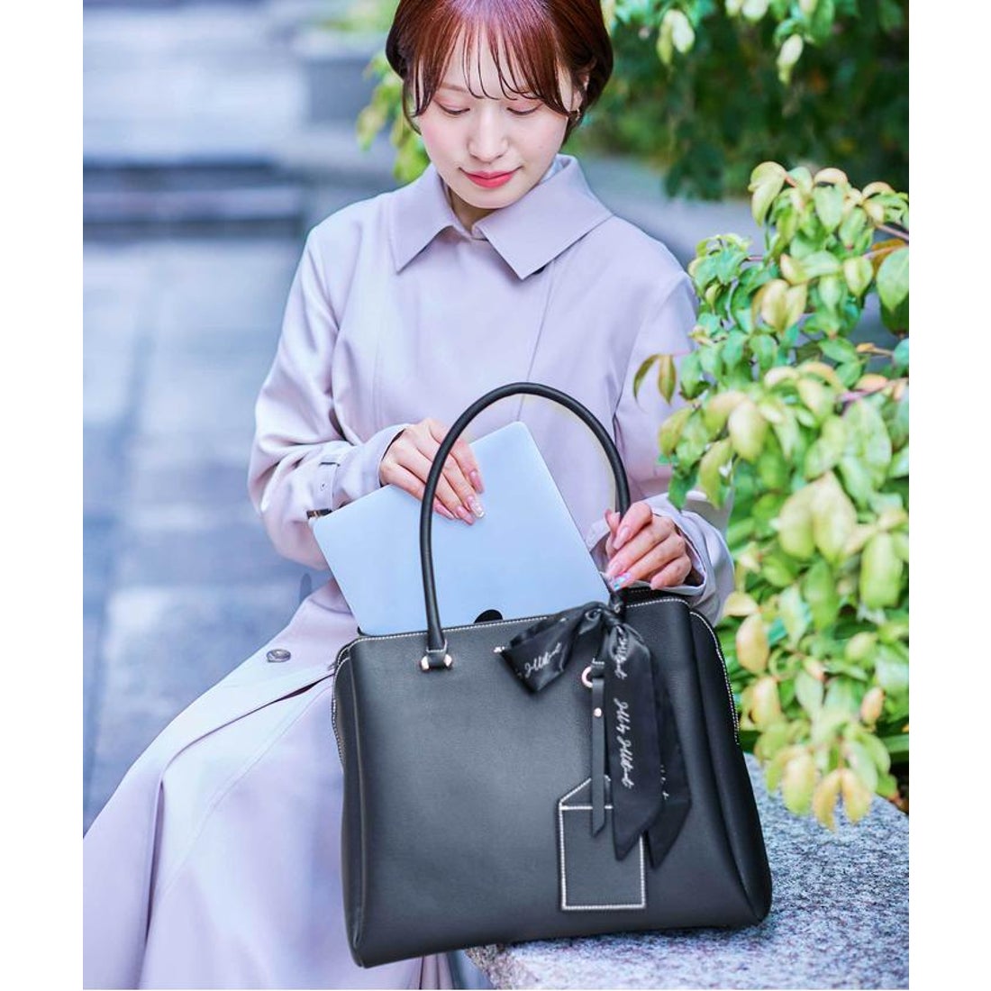 ジルバイジルスチュアート JILL by JILLSTUART SVP スカーフトート 