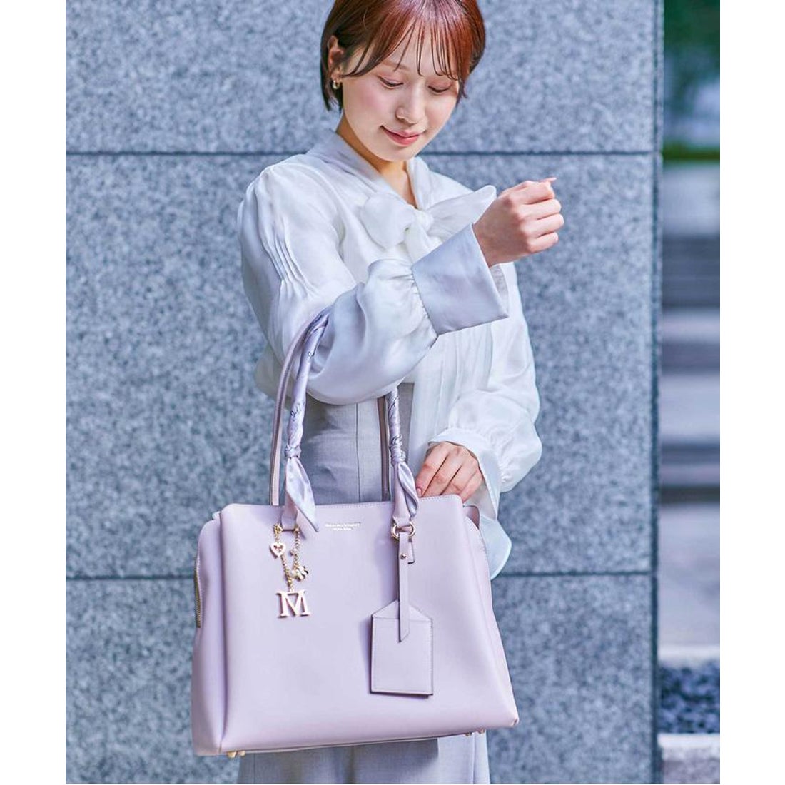 ジルバイジルスチュアート JILL by JILLSTUART SVP スカーフトート 