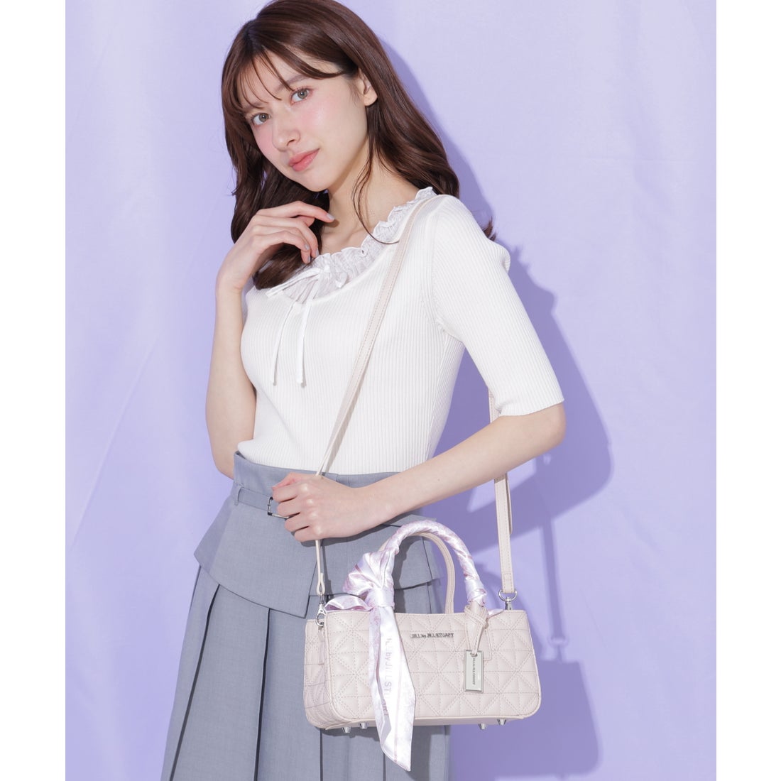 ジルバイジルスチュアート JILL by JILLSTUART スカーフキルティング 