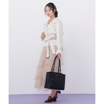ジルバイジルスチュアート JILL by JILLSTUART ハートカッティングA4トート （ブラック）｜詳細画像
