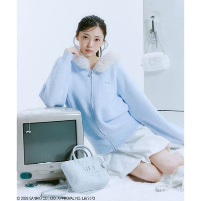 ジルバイジルスチュアート JILL by JILLSTUART ＜HELLO KITTYコラボ＞フラッフィートートバッグ （ブルー）｜詳細画像