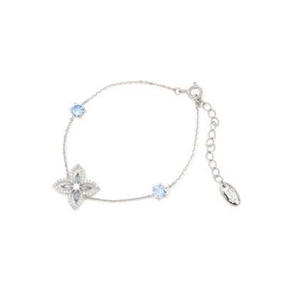 ジルバイジルスチュアート JILL by JILLSTUART Cubicフラワーブレスレット （ブルー）｜詳細画像