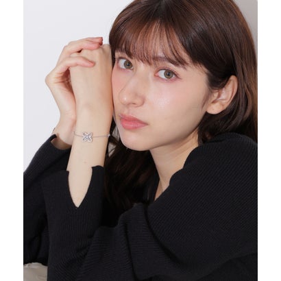 ジルバイジルスチュアート JILL by JILLSTUART Cubicフラワーブレスレット （シルバー）｜詳細画像