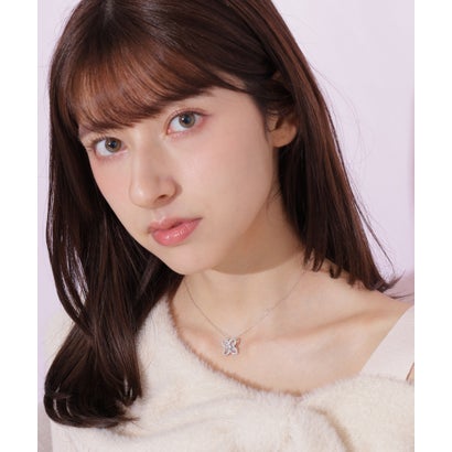 ジルバイジルスチュアート JILL by JILLSTUART Cubicフラワーネックレス （ブルー）｜詳細画像