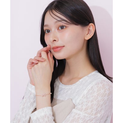 ジルバイジルスチュアート JILL by JILLSTUART Cubic リボンパールブレスレット （シルバー）｜詳細画像