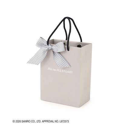 ジルバイジルスチュアート JILL by JILLSTUART ＜千鳥×KITTY＞Cubicリボンネックレス （シルバー）｜詳細画像
