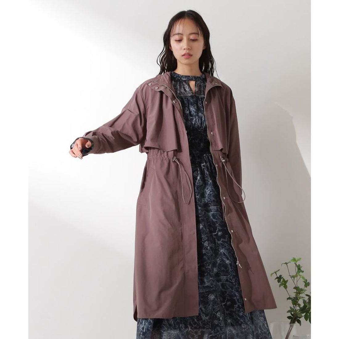 ジルバイジルスチュアート JILL by JILLSTUART ◇ナイロンロングコート 
