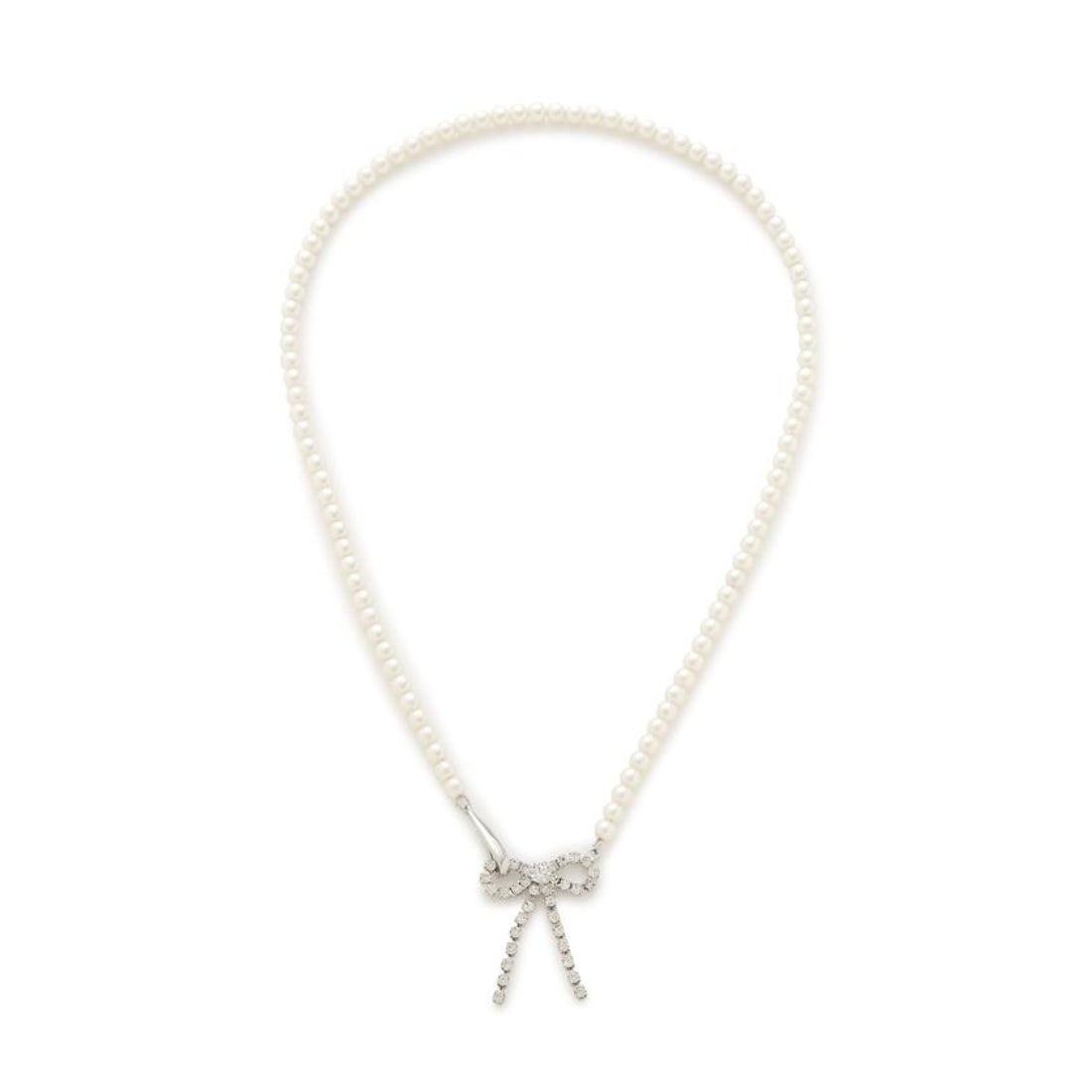ジルバイジルスチュアート JILL by JILLSTUART パールリボンネックレス 