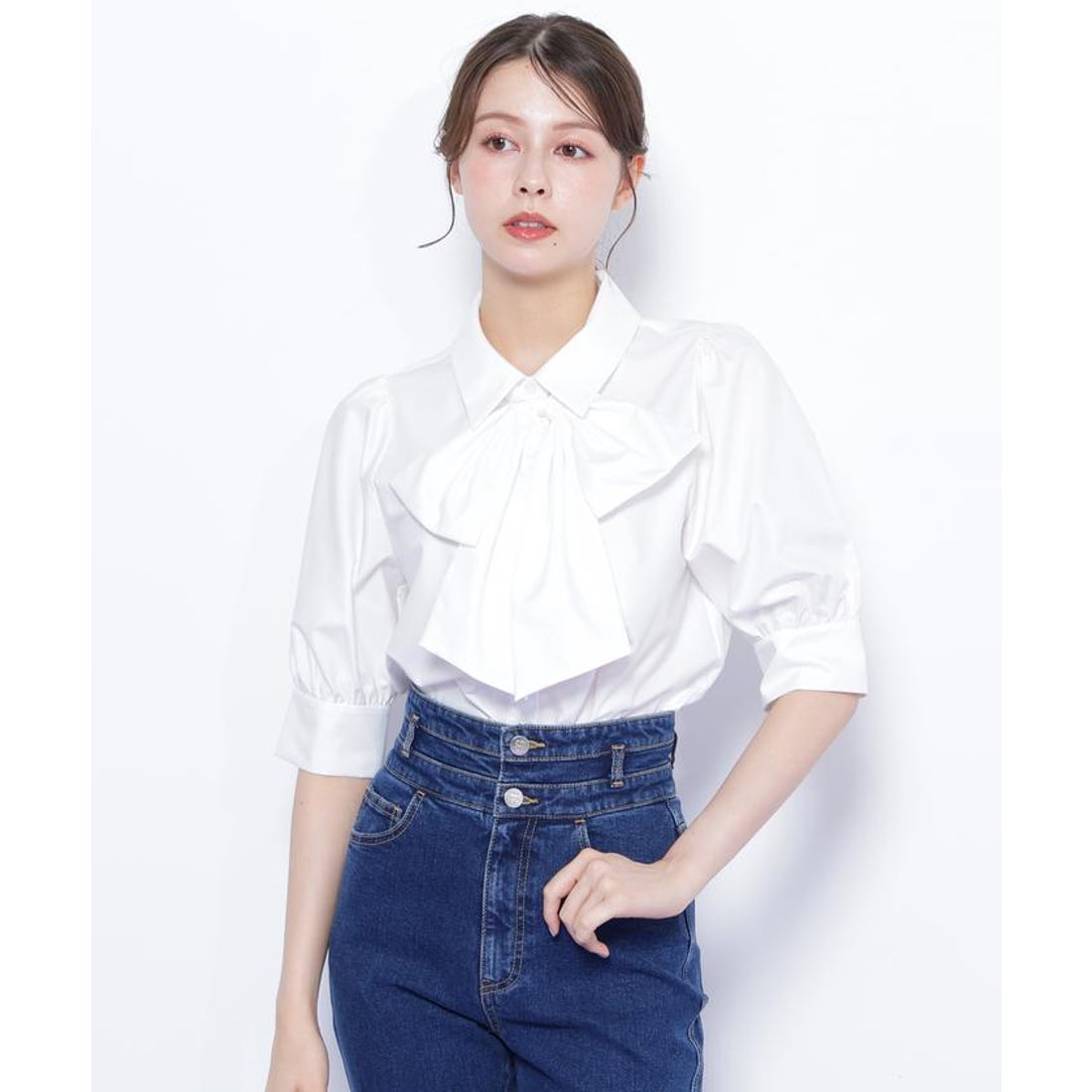 ジルバイジルスチュアート JILL by JILLSTUART リボンボウタイブラウス 