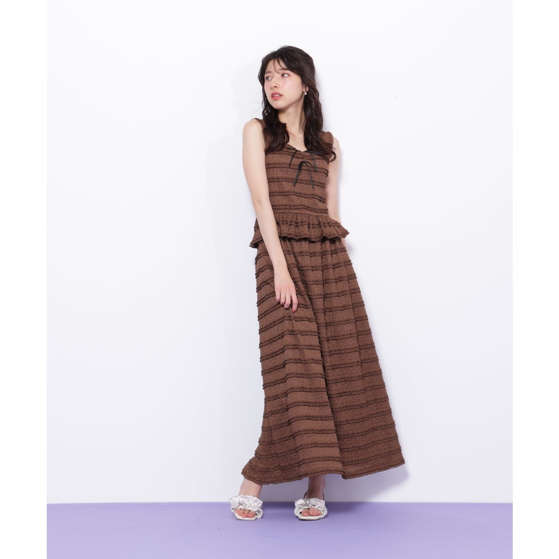ジルバイジルスチュアート JILL by JILLSTUART バイカラーストレッチ