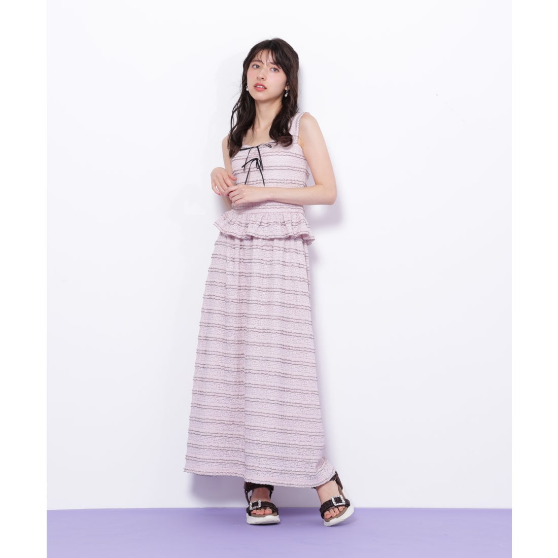 ジルバイジルスチュアート JILL by JILLSTUART バイカラーストレッチ
