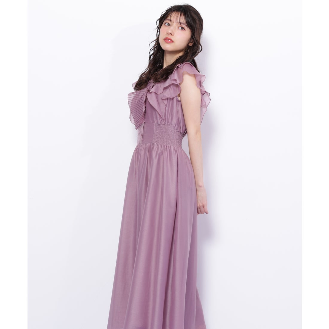 ジルバイジルスチュアート JILL by JILLSTUART シアープリーツフリル