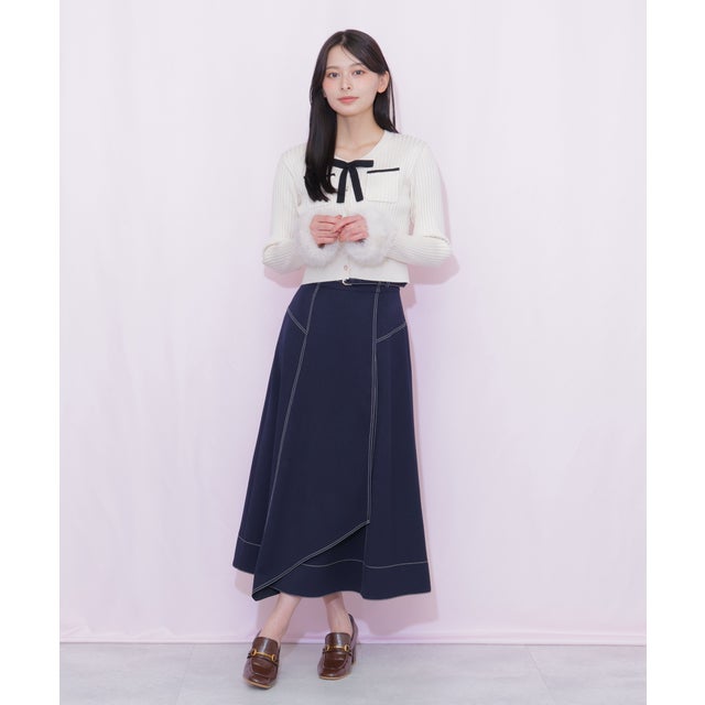 イレヘムラップスカート （ネイビー）