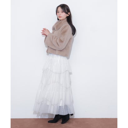 ジルバイジルスチュアート JILL by JILLSTUART フェイクファーショートジャケット （モカ）｜詳細画像