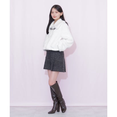 ジルバイジルスチュアート JILL by JILLSTUART フェイクファーショートジャケット （モカ）｜詳細画像