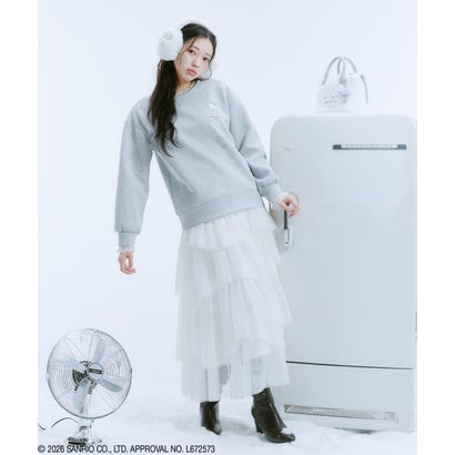 ジルバイジルスチュアート JILL by JILLSTUART ＜HELLO KITTYコラボ＞ボリュームスウェット （グレー）｜詳細画像