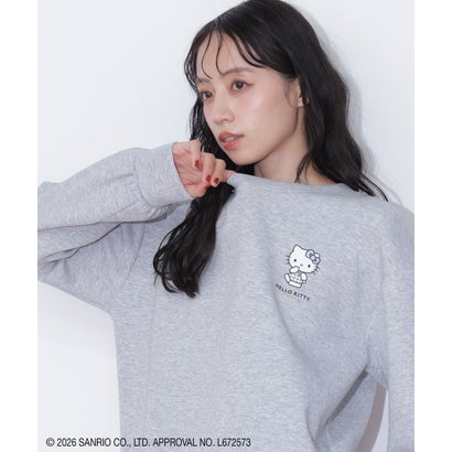ジルバイジルスチュアート JILL by JILLSTUART ＜HELLO KITTYコラボ＞ボリュームスウェット （グレー）｜詳細画像