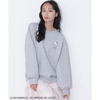 ジルバイジルスチュアート JILL by JILLSTUART ＜HELLO KITTYコラボ＞ボリュームスウェット （グレー）｜詳細画像