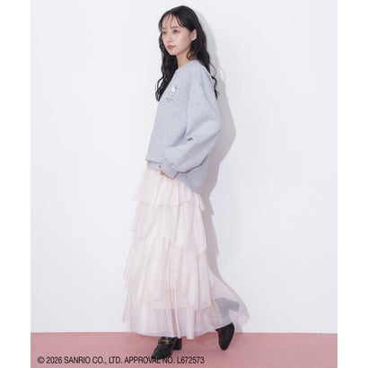ジルバイジルスチュアート JILL by JILLSTUART ＜HELLO KITTYコラボ＞ボリュームスウェット （グレー）｜詳細画像