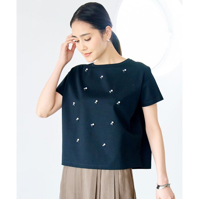 ビジュー Tシャツ （ブラック）