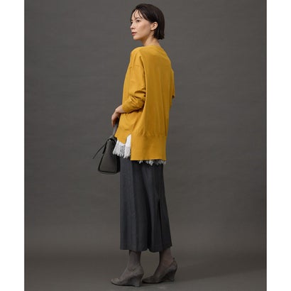 自由区 【定番・人気素材・JIYUKU STAFF SELECT COLOR】レーヨンストレッチアソート ニット （［WEB・JR京都伊勢丹限定］マリーゴールド）｜詳細画像