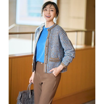 自由区 【定番・人気素材・JIYUKU STAFF SELECT COLOR】レーヨンストレッチアソート ニット （［WEB・東京大丸限定］ライトベージュ）｜詳細画像
