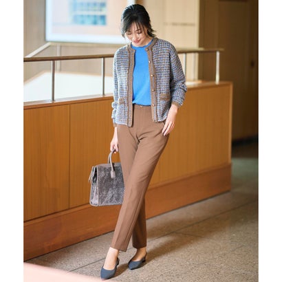 自由区 【定番・人気素材・JIYUKU STAFF SELECT COLOR】レーヨンストレッチアソート ニット （［WEB・東京大丸限定］ライトベージュ）｜詳細画像