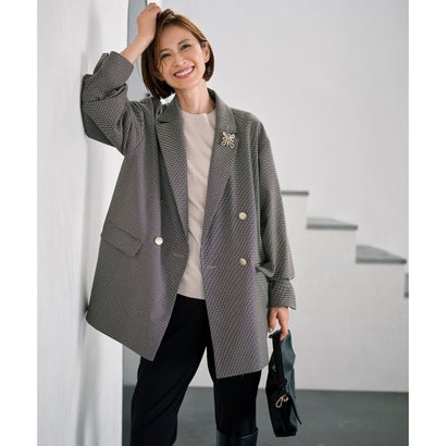 自由区 【定番・人気素材・JIYUKU STAFF SELECT COLOR】レーヨンストレッチアソート ニット （［WEB・東京大丸限定］ライトベージュ）｜詳細画像