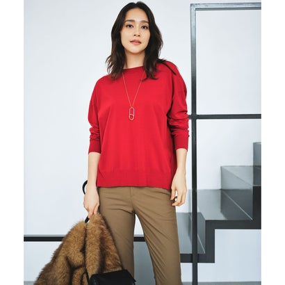 自由区 【定番・人気素材・JIYUKU STAFF SELECT COLOR】レーヨンストレッチアソート ニット （［WEB・東京大丸限定］ライトベージュ）｜詳細画像