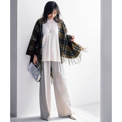 自由区 【カタログ掲載・大判】ウールカシミヤマルチ ストール （チェック）｜詳細画像