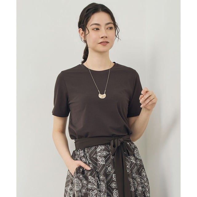 【カタログ掲載・シルエットアップデート】ハイカウント Tシャツ （ブラウン）