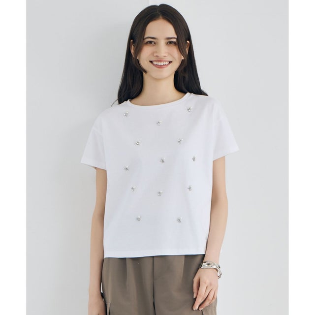 ビジュー Tシャツ （オフ）