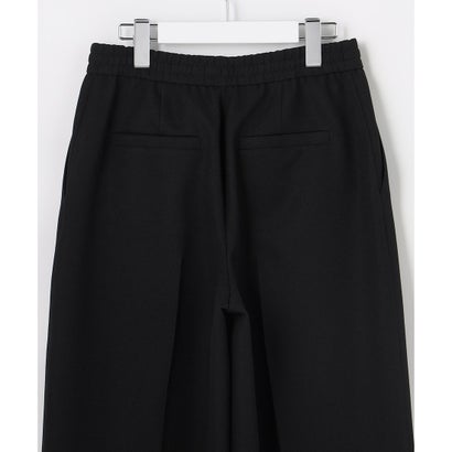 【17号サイズまで展開・SHIHOさん着用】PEドビーストレッチワイド パンツ （ブラック）｜詳細画像