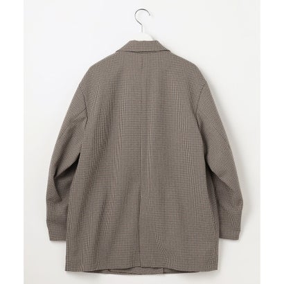 【SHIHOさん着用・オンオフ活躍・品よく決まる】チェックパターン ジャコット （チャコール(グレンチェック)）｜詳細画像