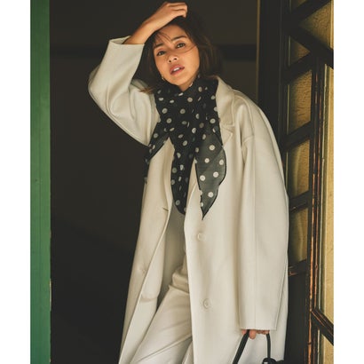 自由区 L 【SHIHOさん着用・17号サイズまで展開・定番人気素材】ウールリバーチェスター コート （キャラメル）｜詳細画像