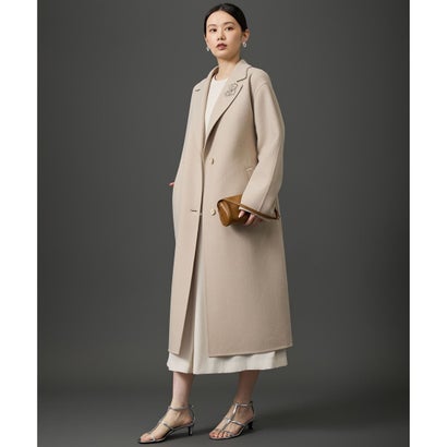 自由区 L 【SHIHOさん着用・17号サイズまで展開・定番人気素材】ウールリバーチェスター コート （ブラック）｜詳細画像