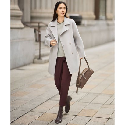 【カタログ掲載・新色追加】TRギャバ裏起毛テーパード パンツ （［新色］オフ）｜詳細画像