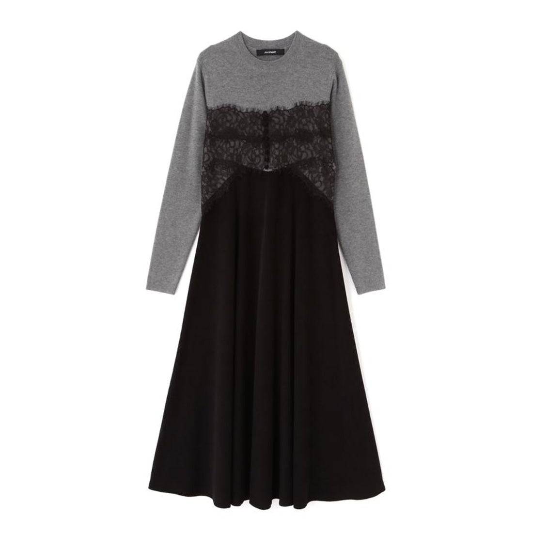 ジル スチュアート JILL STUART レースドッキングニットドレス 