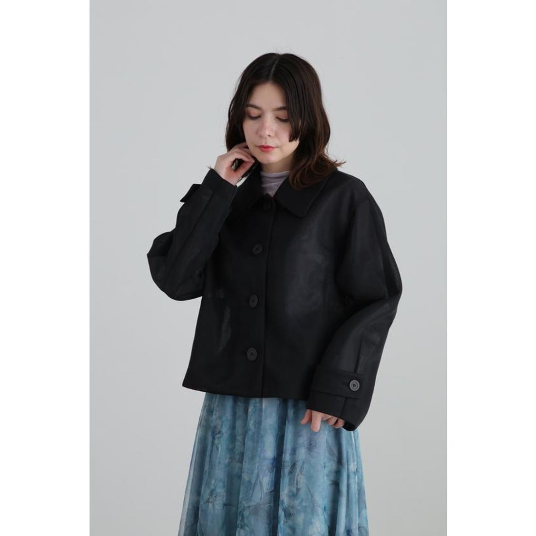 ジル スチュアート JILL STUART ◇シアーダンボールショートジャケット