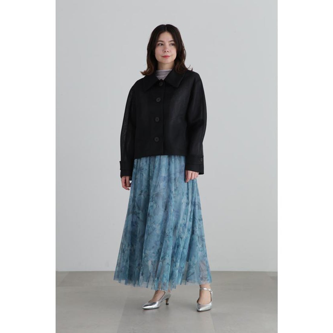 ジル スチュアート JILL STUART ◇シアーダンボールショートジャケット 