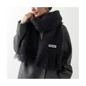 JIL SANDER マフラー PLAIN SCARF J02TE0113 J40041 （001/BLACK/ブラック）