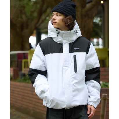 MILFORD 切替 中綿 ジャケット RAGGED MOUNTAIN （ホワイト）ミルフォード  防風 撥水 切替 デザイン 無地 ラギッドマウンテン｜詳細画像