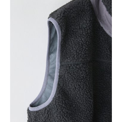 ジーンズメイト JEANS MATE RAGGED MOUNTAI GRAFTON 防風 防寒 ボア ベスト スタンドカラー フリース メンズ ユニセックス アウトドアウェア ラギッドマウンテン （ブラック）｜詳細画像