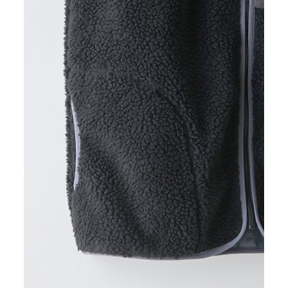 ジーンズメイト JEANS MATE RAGGED MOUNTAI GRAFTON 防風 防寒 ボア ベスト スタンドカラー フリース メンズ ユニセックス アウトドアウェア ラギッドマウンテン （ブラック）｜詳細画像