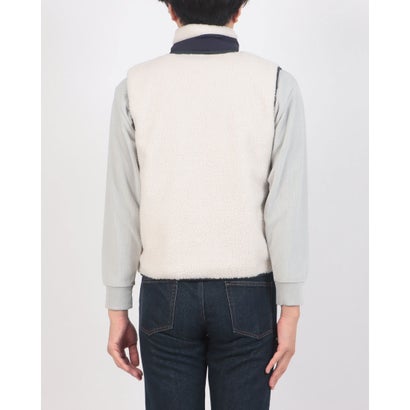 ジーンズメイト JEANS MATE RAGGED MOUNTAI GRAFTON 防風 防寒 ボア ベスト スタンドカラー フリース メンズ ユニセックス アウトドアウェア ラギッドマウンテン （アイボリー）｜詳細画像