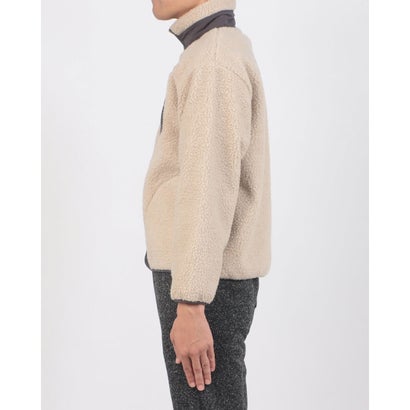RAGGED MOUNTAI GRAFTON 防風 防寒 ボア ブルゾン スタンドカラー フリースジャケット メンズ ユニセックス アウトドアウェア ラギッドマウンテン （ベージュ）｜詳細画像