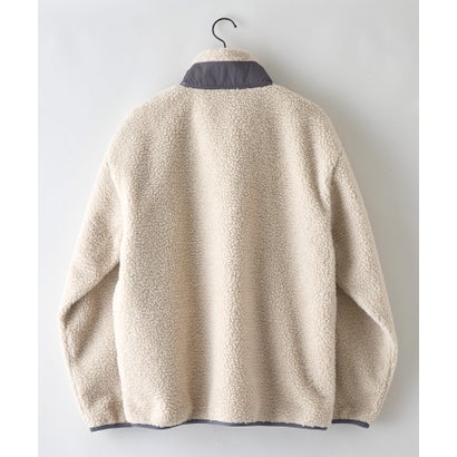 RAGGED MOUNTAI GRAFTON 防風 防寒 ボア ブルゾン スタンドカラー フリースジャケット メンズ ユニセックス アウトドアウェア ラギッドマウンテン （ベージュ）｜詳細画像